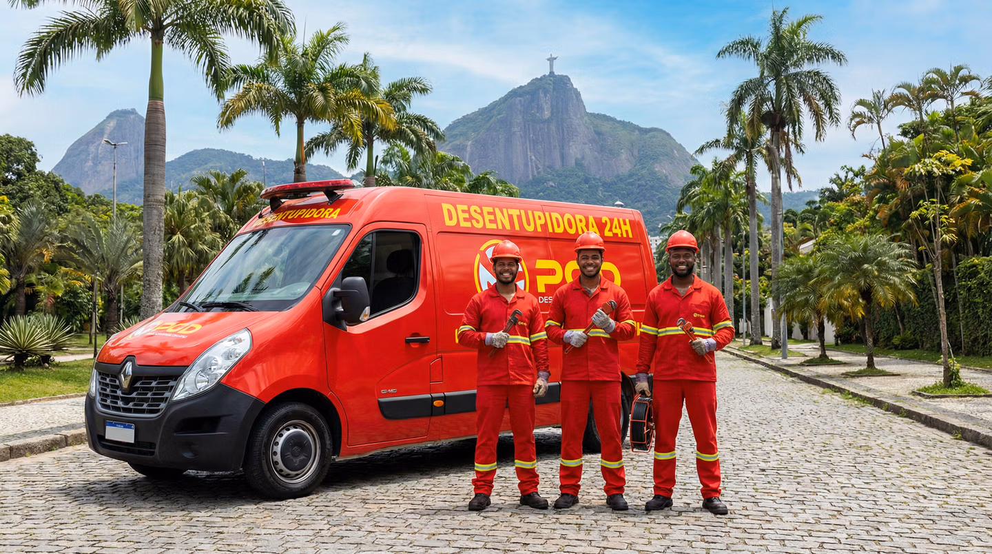 Equipe de Desentupidora na Rio de Janeiro RJ