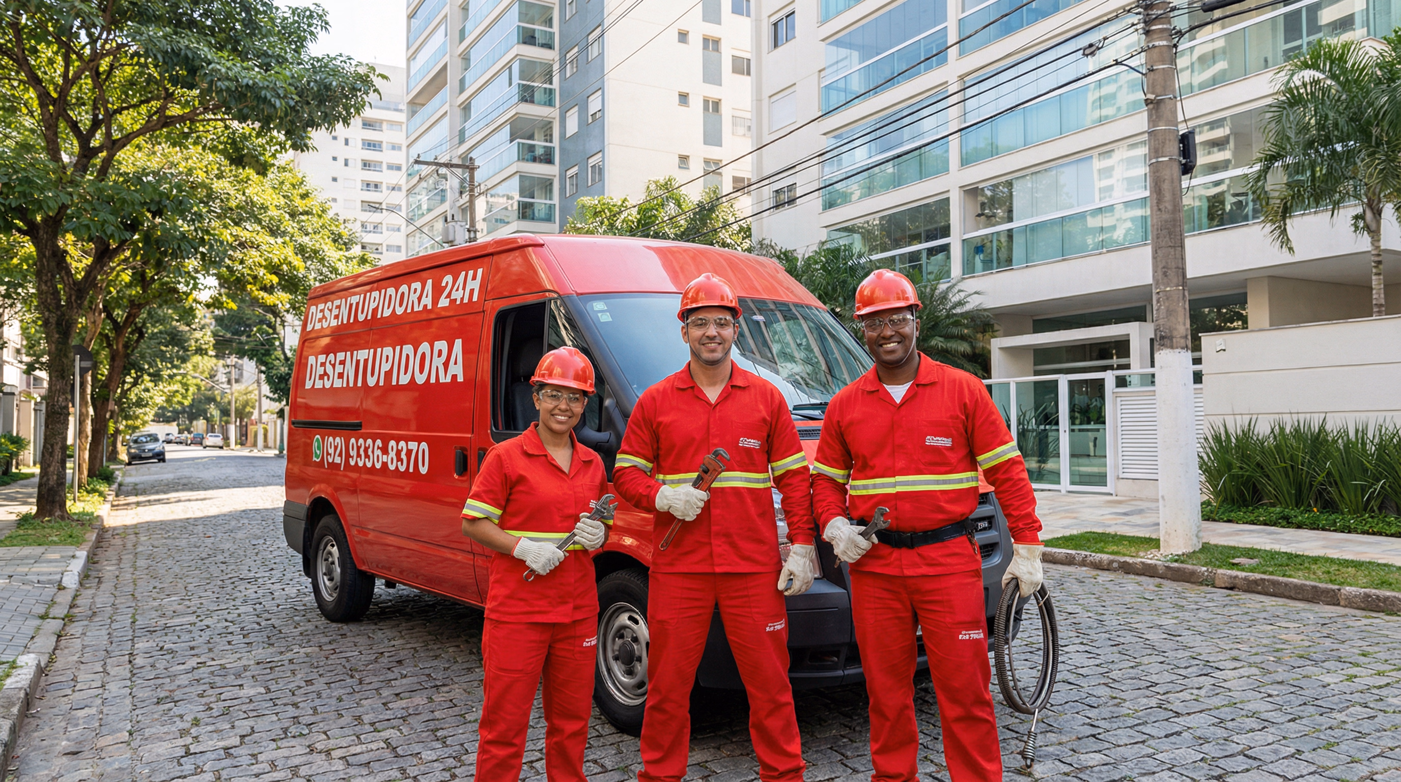 Equipe de Desentupidora na Zona Oeste SP